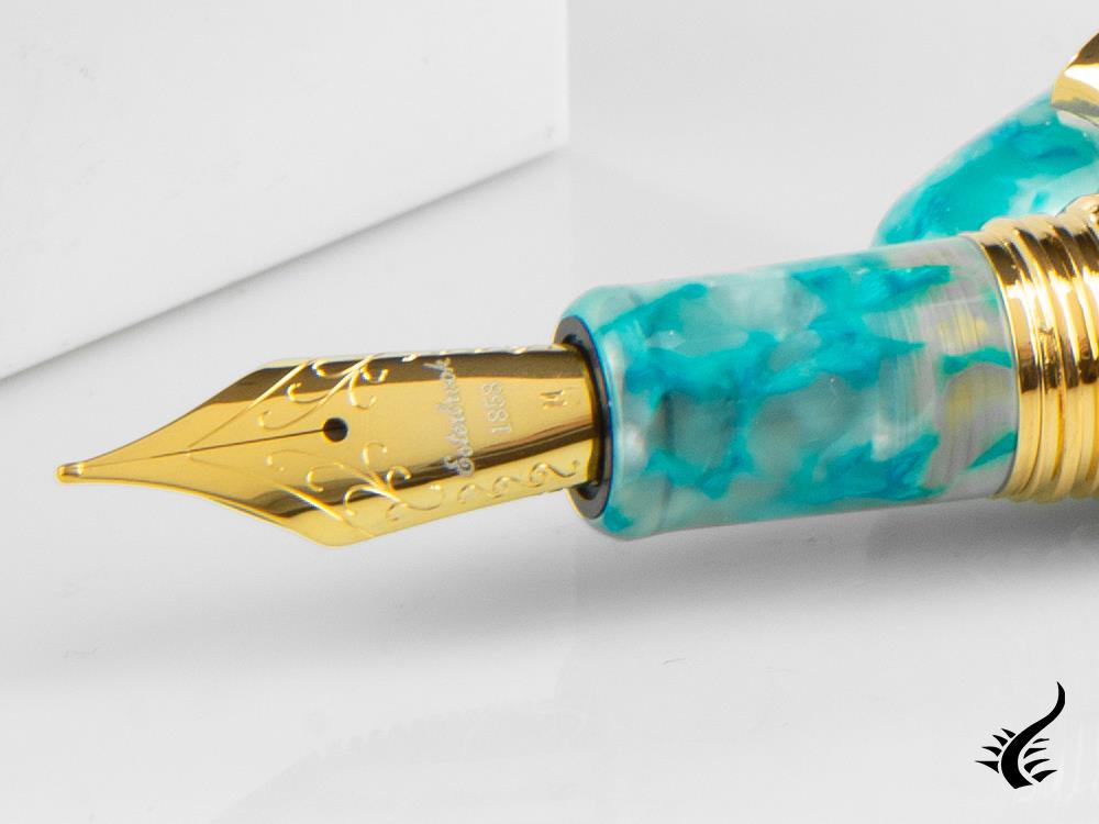 Esterbrook Estie Oversize Aqua Fountain Pen, Special Edition, EAQ706