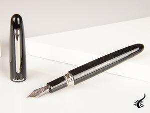 Stylo plume Esterbrook Estie Oversize Ebony, noir, garniture chromée, E166