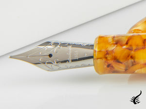 Esterbrook Estie Oversize Honeycomb Fountain Pen, Chrome Trim, E836