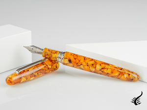 Esterbrook Estie Oversize Honeycomb Fountain Pen, Chrome Trim, E836