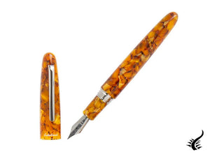 Esterbrook Estie Oversize Honeycomb Fountain Pen, Chrome Trim, E836