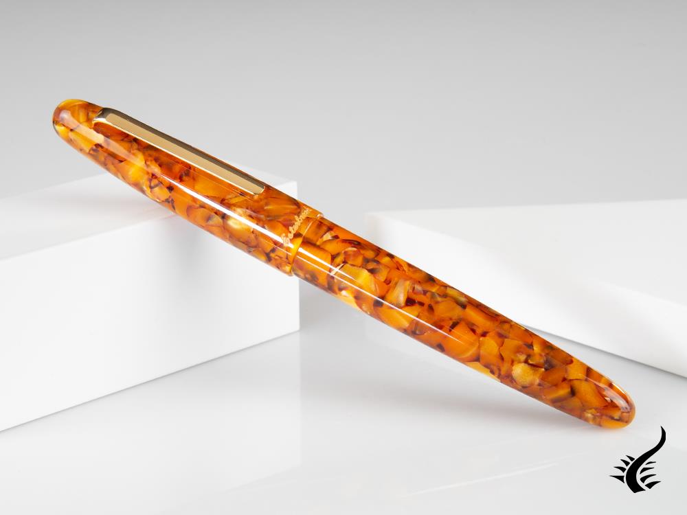 Esterbrook Estie Oversize Honeycomb Fountain Pen, Gold plated, E736