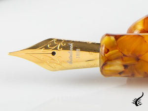 Esterbrook Estie Oversize Honeycomb Fountain Pen, Gold plated, E736