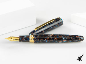 Esterbrook Estie Oversize Nouveau Bleu Fountain Pen, Gold plated, ENB166