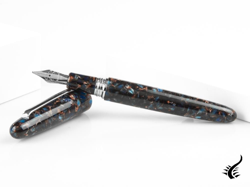 Esterbrook Estie Oversize Nouveau Bleu Fountain Pen, Palladium, ENB136