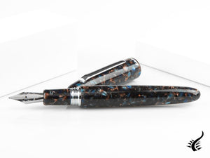 Esterbrook Estie Oversize Nouveau Bleu Fountain Pen, Palladium, ENB136