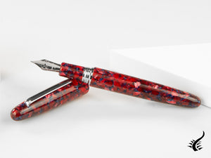 Esterbrook Estie Oversize Scarlet Fountain Pen, Palladium trim, ESC926