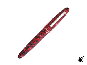 Esterbrook Estie Oversize Scarlet Fountain Pen, Palladium trim, ESC926