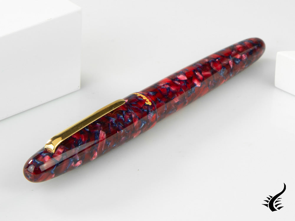 Esterbrook Estie Oversize Scarlet Fountain Pen, Red, Gold plated, ESC906