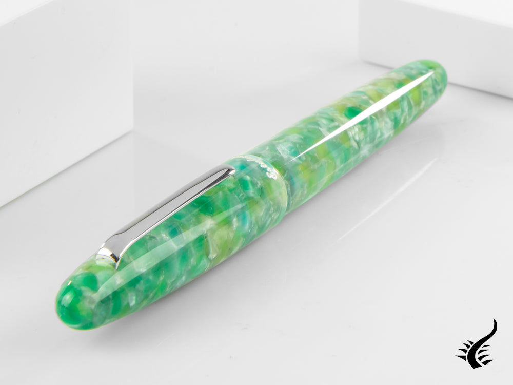 Esterbrook Estie Oversize Sea Glass Fountain Pen, Chrome Trim, ESG826