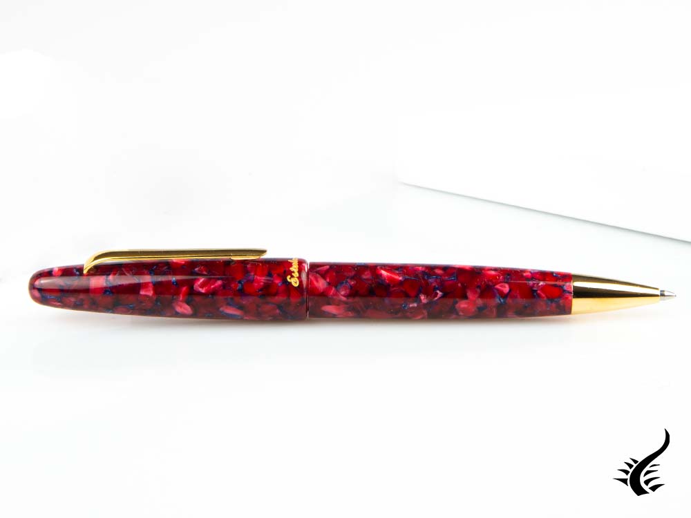 Esterbrook Estie Scarlet Ballpoint pen, Resin, Gold plated, ESC919