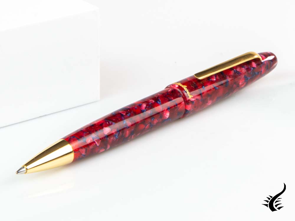 Esterbrook Estie Scarlet Ballpoint pen, Resin, Gold plated, ESC919