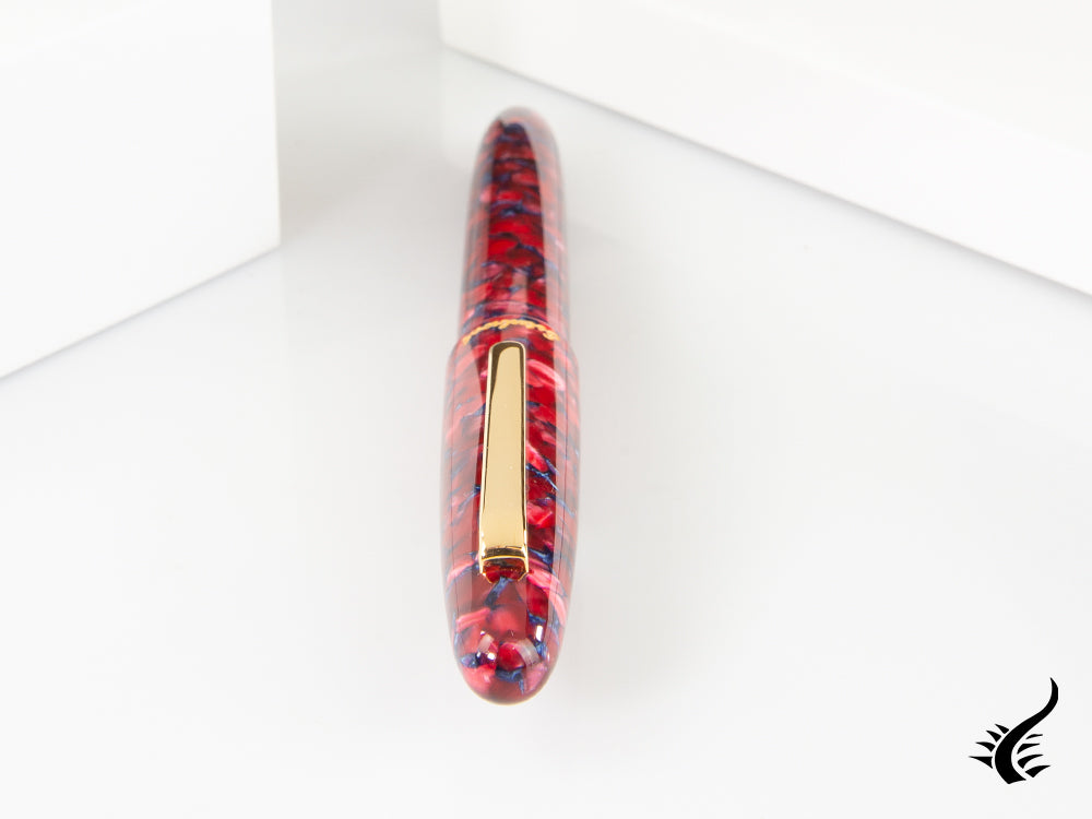 Esterbrook Estie Scarlet Fountain Pen, Resin, Red, Gold plated, ESC916