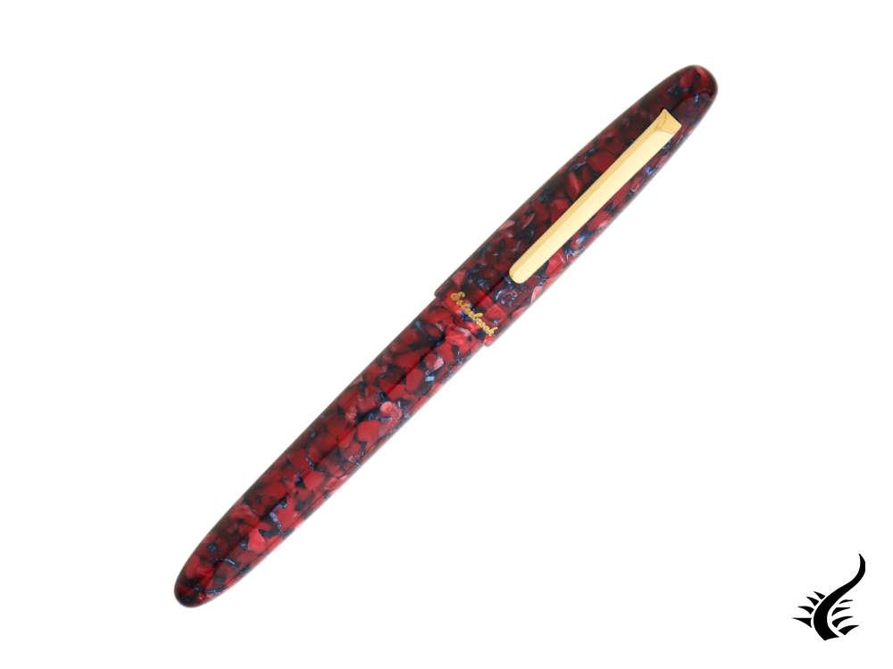 Stylo roller Esterbrook Estie Scarlet, Résine, Rouge, Plaqué or, ESC917