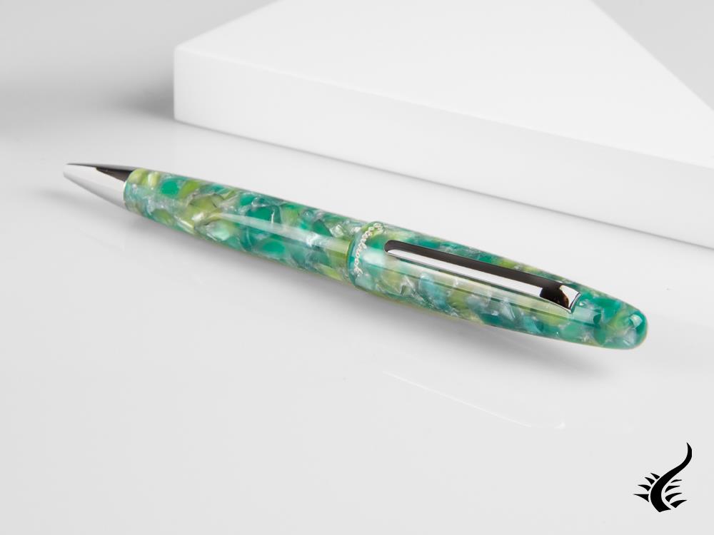 Esterbrook Estie Sea Glass Ballpoint pen, Resin, Chrome Trim, ESG829