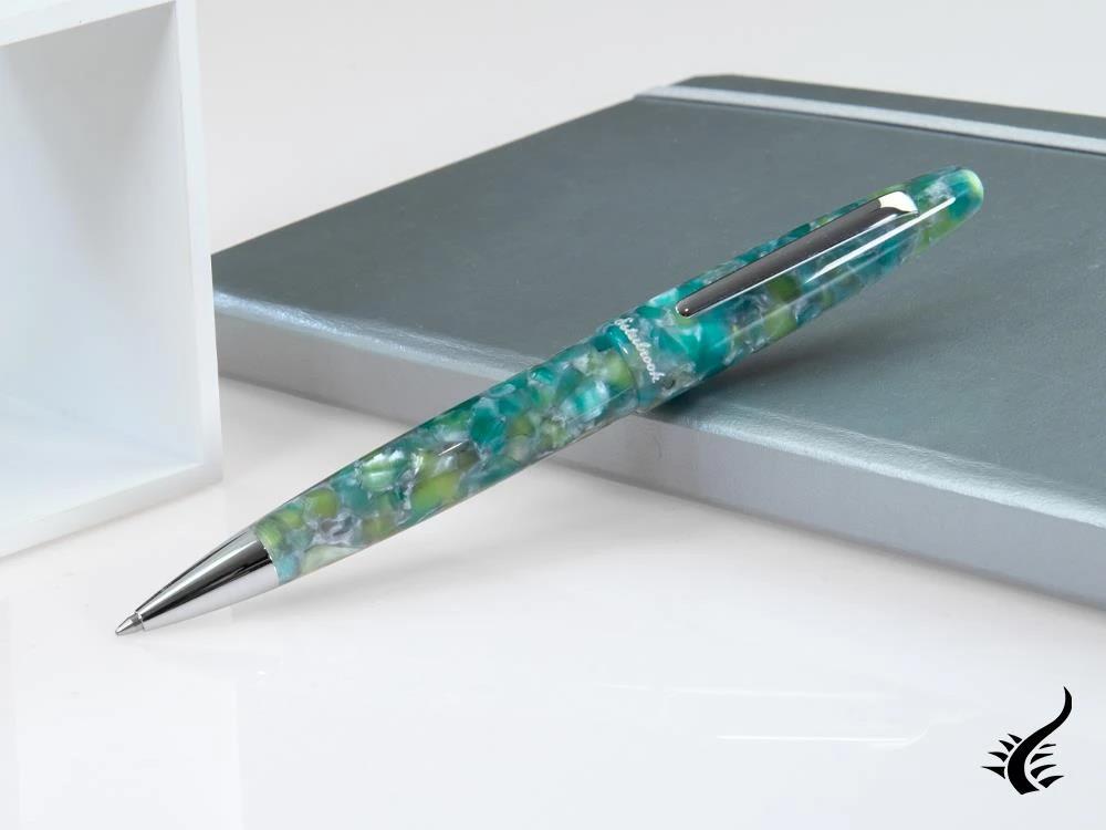 Esterbrook Estie Sea Glass Ballpoint pen, Resin, Chrome Trim, ESG829