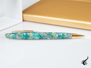 Esterbrook Estie Sea Glass Ballpoint pen, Resin, Gold plated, ESG819