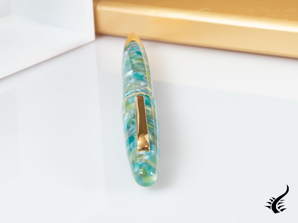 Esterbrook Estie Sea Glass Ballpoint pen, Resin, Gold plated, ESG819