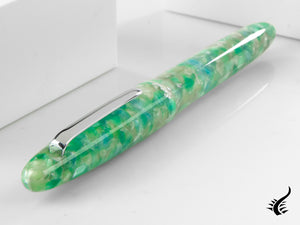 Esterbrook Estie Sea Glass Fountain Pen, Chrome Trim, ESG836