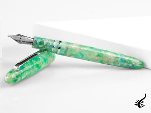 Esterbrook Estie Sea Glass Fountain Pen, Chrome Trim, ESG836