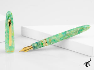 Esterbrook Estie Sea Glass Fountain Pen, Gold plated, ESG816