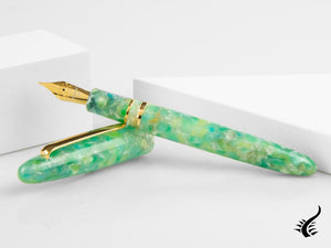 Esterbrook Estie Sea Glass Fountain Pen, Gold plated, ESG816