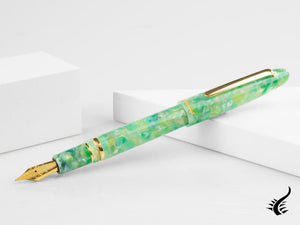 Esterbrook Estie Sea Glass Fountain Pen, Gold plated, ESG816