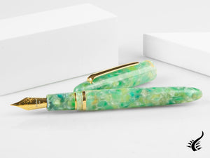 Esterbrook Estie Sea Glass Fountain Pen, Gold plated, ESG816