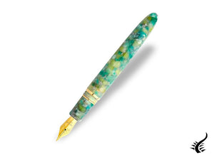 Stylo plume Esterbrook Estie Sea Glass, plaqué or, ESG816