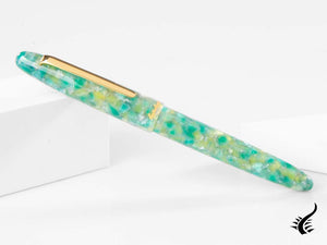 Esterbrook Estie Sea Glass Rollerball pen, Resin, Green, Gold plated, ESG817