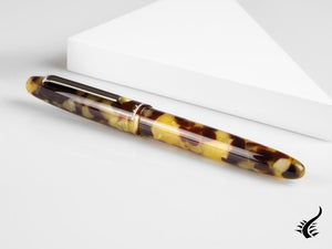 Esterbrook Estie Tortoise Fountain Pen, Resin, Chrome Trim, E126