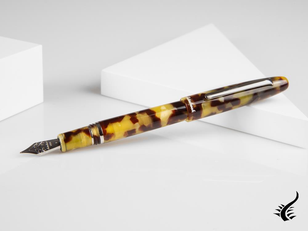 Esterbrook Estie Tortoise Fountain Pen, Resin, Chrome Trim, E126