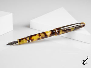 Esterbrook Estie Tortoise Fountain Pen, Resin, Chrome Trim, E126