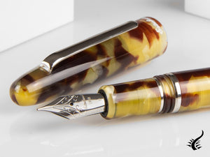 Esterbrook Estie Tortoise Fountain Pen, Resin, Chrome Trim, E126