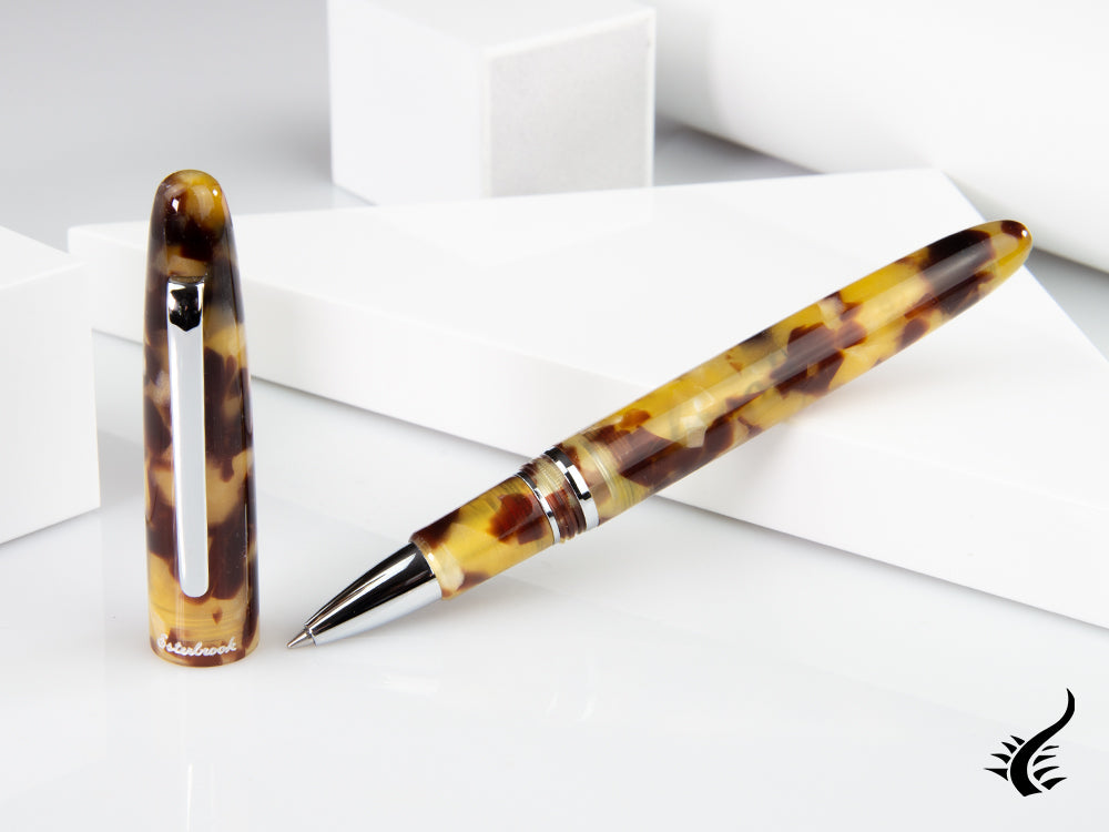 Esterbrook Estie Tortoise Rollerball pen, Resin, Brown, Chrome Trim, E127