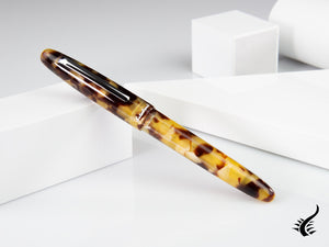 Esterbrook Estie Tortoise Rollerball pen, Resin, Brown, Chrome Trim, E127