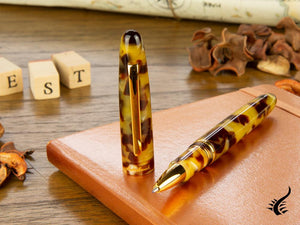 Esterbrook Estie Tortoise Rollerball pen, Resin, Brown, Gold plated, E137