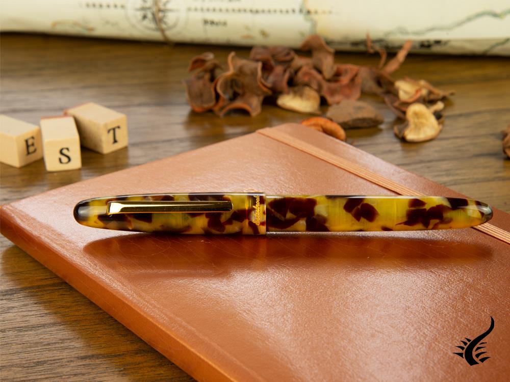 Esterbrook Estie Tortoise Rollerball pen, Resin, Brown, Gold plated, E137