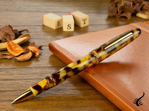 Esterbrook Estie Tortoise Rollerball pen, Resin, Brown, Gold plated, E137