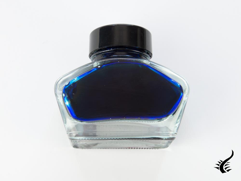 Bouteille d'encre Esterbrook Aqua, bleu, 50 ml, cristal, EINK-SHIMM-AQUA