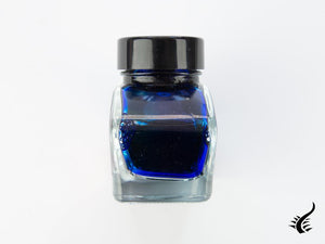 Esterbrook Ink Bottle Aqua, Blue, 50ml, Crystal, EINK-SHIMM-AQUA