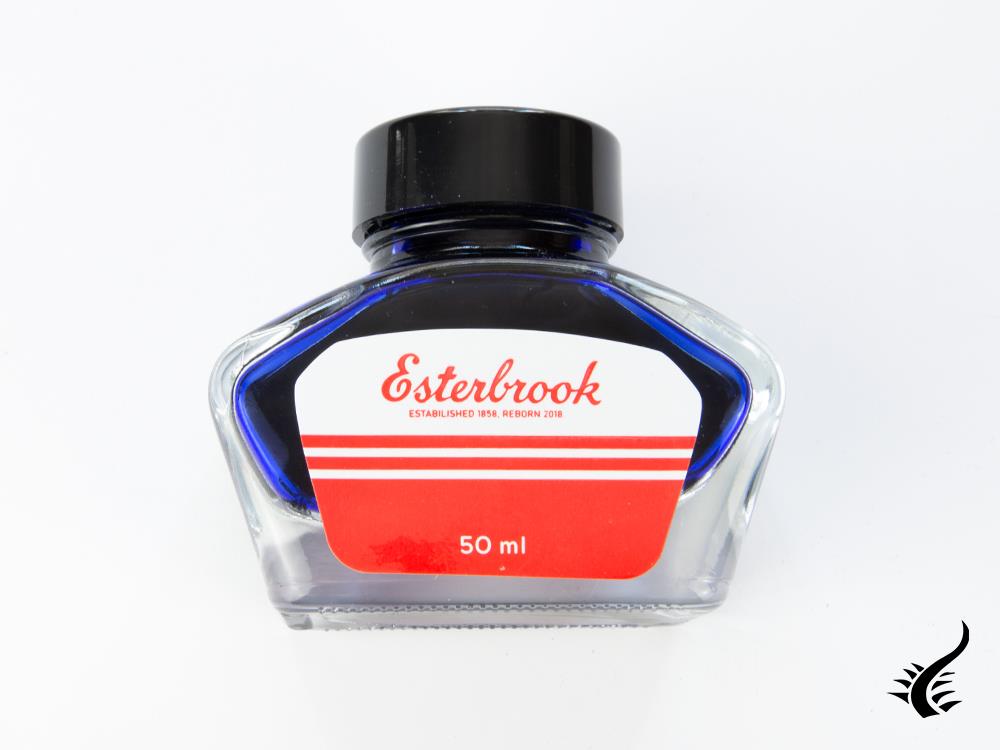 Bouteille d'encre Esterbrook bleu cobalt, bleu, 50 ml, cristal, EINK-COBALTBLUE