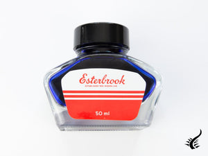 Bouteille d'encre Esterbrook bleu cobalt, bleu, 50 ml, cristal, EINK-COBALTBLUE