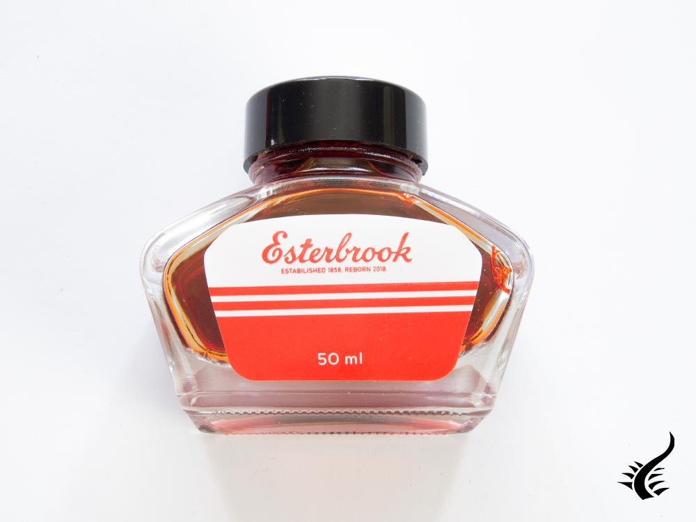 Bouteille d'encre Esterbrook Mandarine, Orange, 50 ml, Cristal, EINK-TANGERINE