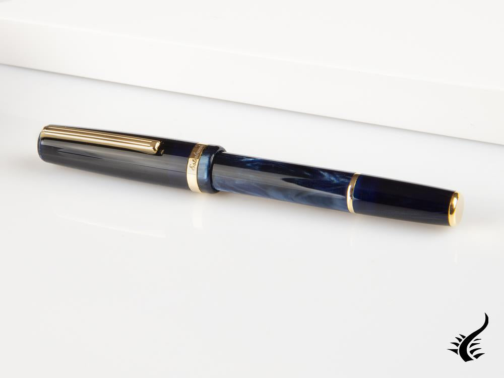 Esterbrook JR Capri Fountain Pen, Marbled resin, Blue, EJR-BLUE