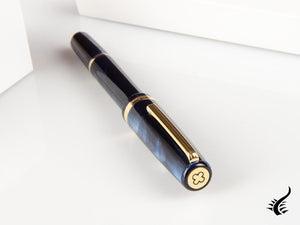 Esterbrook JR Capri Fountain Pen, Marbled resin, Blue, EJR-BLUE