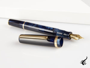 Esterbrook JR Capri Fountain Pen, Marbled resin, Blue, EJR-BLUE