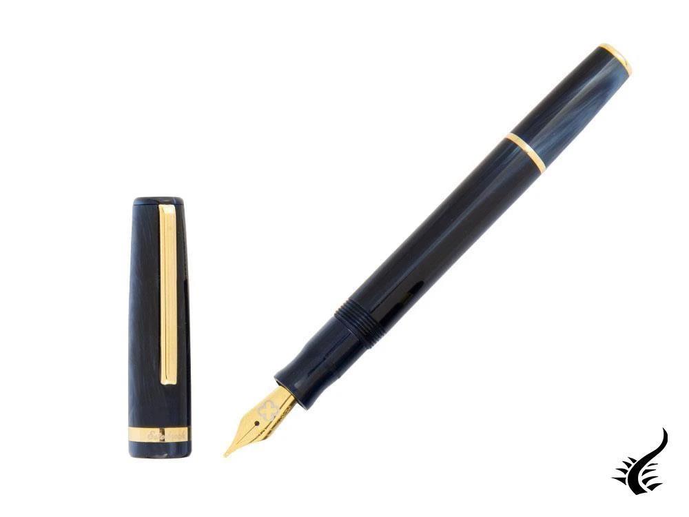 Esterbrook JR Capri Fountain Pen, Marbled resin, Blue, EJR-BLUE