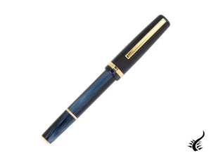 Stylo plume Esterbrook JR Capri, résine marbrée, bleu, EJR-BLUE