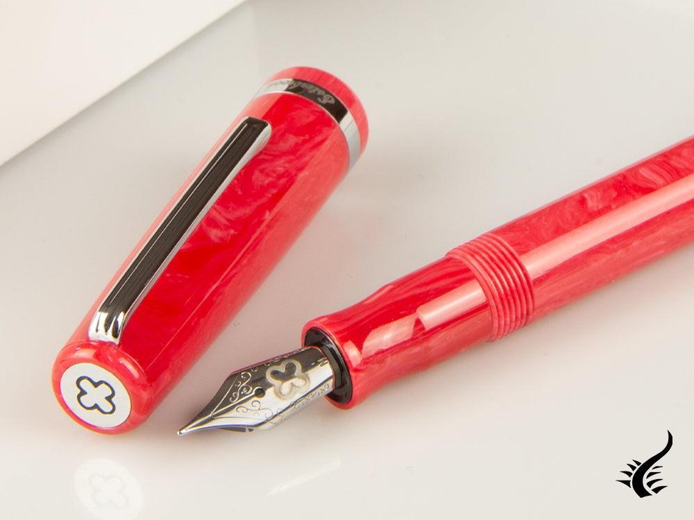 Esterbrook JR Carmine Fountain Pen, Marbled resin, Red, EJR-RED